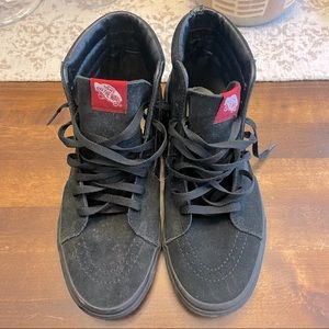 VANS|All black old school high top